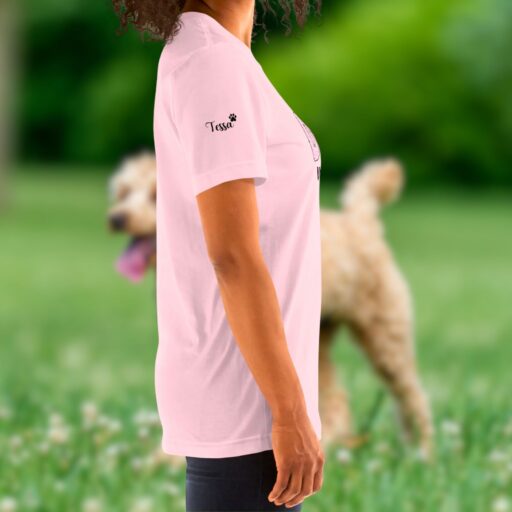 Dog mama t-särk koeraomanikule kingiidee personaalne koera nime peale trükkimine