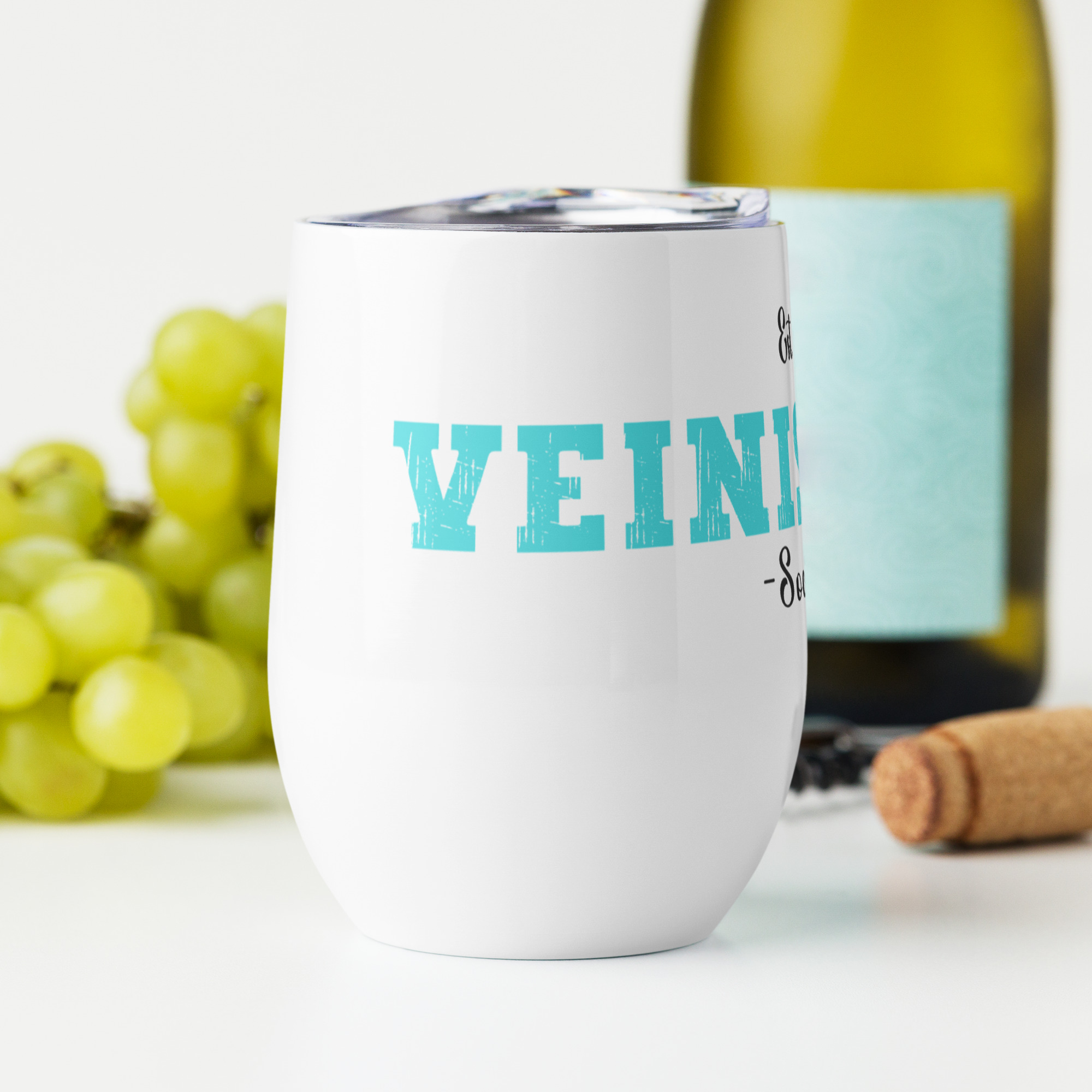 Personaliseeritav veinitermos veiniklaas termostops sõbrannadele või tüdrukute õhtuks hea kingiidee