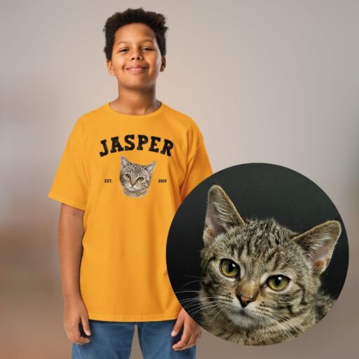 Oma kassi nime ja pildiga tee ise t-särk