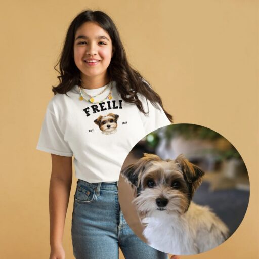 Oma koera nime ja pildiga tee ise t-särk