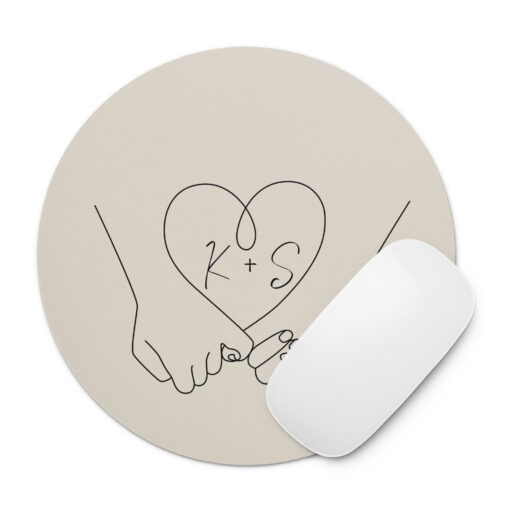 Praktiline kingitus valentinipäevaks ehk sõbrapäevaks. Hiirematt kallimate initsidega.