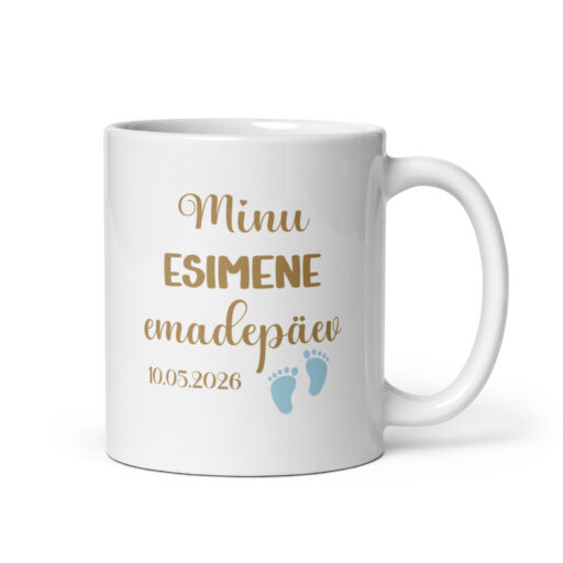 Emadepäeva kingitus - personaalne kruus emadepäevaks emadepäeva kuupäevaga 2026 6