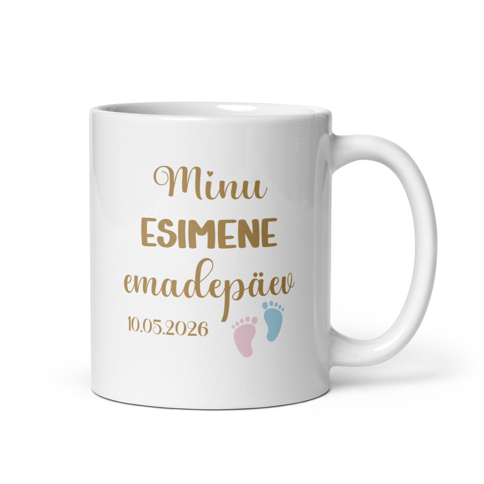 Emadepäeva kingitus - personaalne kruus emadepäevaks emadepäeva kuupäevaga 2026 6