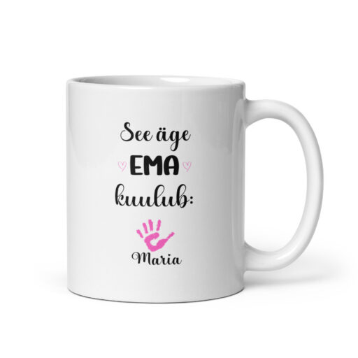 Emadepäeva kruus personaalse kirjaga ja meeldejääv