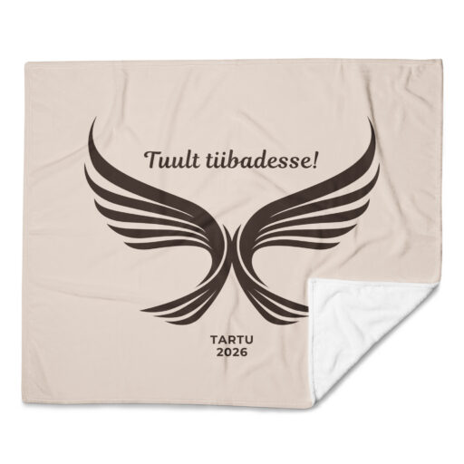 Tuult tiibadesse! - personaliseeritav pleed koolilõpetajale 127x152cm